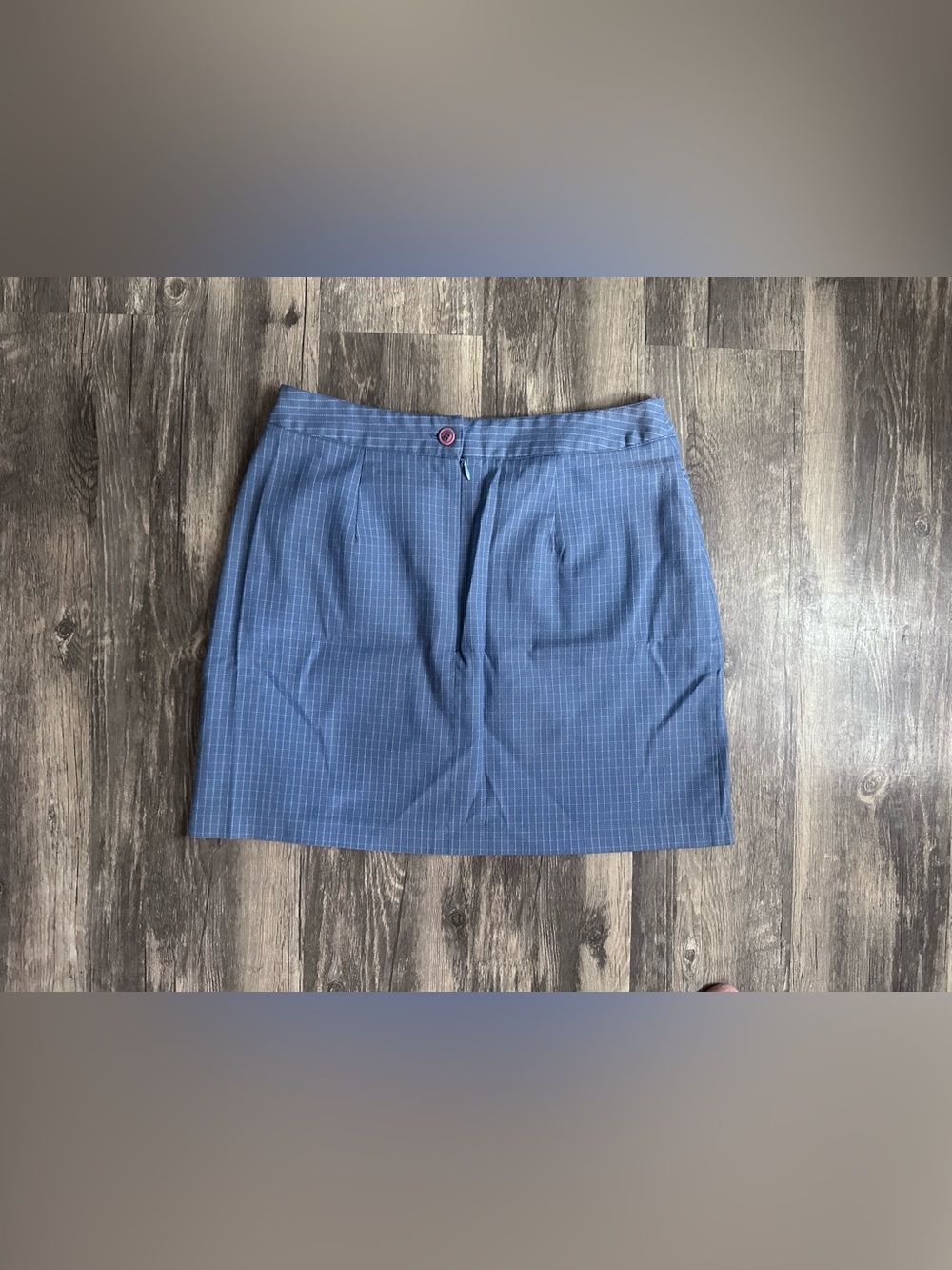 Esprit Y2K Mini Skirt Junior Size 7/8 Light Blue Checkered Skirt